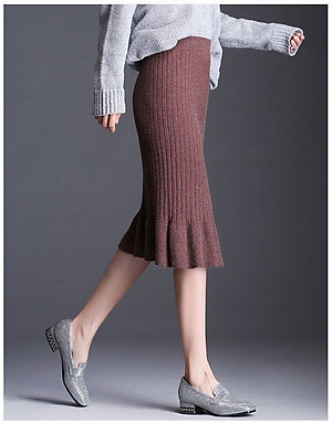 Chân váy len gân Haint Boutique chân váy công sở ôm đuôi cá CV29