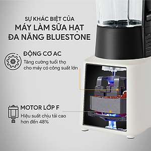 Máy Làm Sữa Hạt Đa Năng BlueStone BLB-6028 -1,75 Lít - (900-1000W) -11 Chương trình - Lưỡi 6 cánh - Bảo hành 24 tháng - Hàng chính hãng