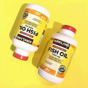 Omega 3 dầu cá Mỹ Kirkland Signature Fish Oil 1000mg Hỗ trợ sức khỏe não bộ, hệ thần kinh, Tim mạch, Khớp, Bổ mắt, Làm đẹp da - OZ Slim Store