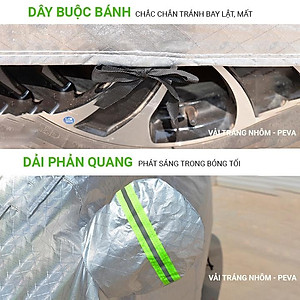 Bạt che phủ xe ô tô Honda City, Bạt trùm xe hơi 4 chỗ 5 chỗ cao cấp chống nắng mưa không thấm nước
