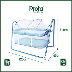 [CHÍNH HÃNG] (không có máy đưa nôi) Nôi cho bé cao cấp Prota tặng Đồng hồ ghép hình  – Cam kết 1 đổi 1