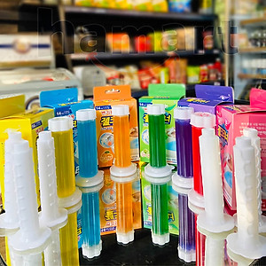 Gel Thơm Bồn Cầu Hoa Khử Mùi Toilet Nhà Vệ Sinh 6 Mùi Hương Thiên Nhiên Ống Bơm 12 Bông