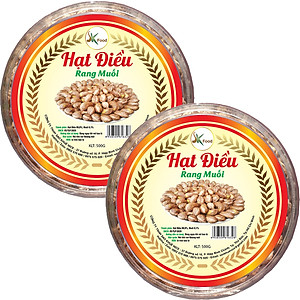 1KG HẠT ĐIỀU VỎ LỤA RANG MUỐI XẾP HOA CAO CẤP THƯƠNG HIỆU SK FOOD