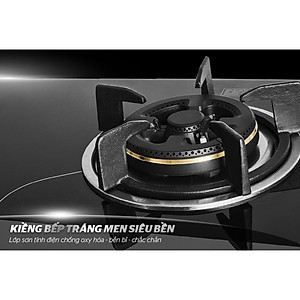 Bếp gas âm kính Sunhouse SHB8836, Mặt kính cường lực siêu bền, Có cảm biến tự động ngắt gas, Hàng chính hãng - Bảo hành 24 tháng tại nhà