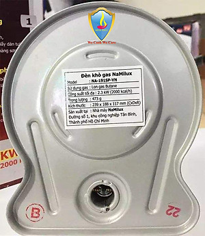 Đèn khò đế Namilux NA-191SP-VN - HÀNG CHÍNH HÃNG NAMILUX (MP)