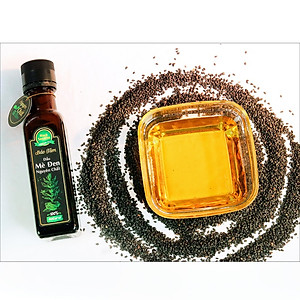 Dầu Mè Đen Nguyên Chất Bảo Tâm (Dầu Mè Nguyên Chất, Dầu Vừng Đen Nguyên Chất) – Sản xuất từ Hạt Mè Đen Thuần Chủng Tự nhiên, Cao cấp - Nấu Canh, Trộn Salad, Cho bé Ăn Dặm - Hàng Chính Hãng – 120 ml