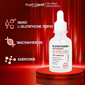 Tinh Chất Truyền Trắng Angel's Liquid Glutathione + Niacinamide 700 V-Ampoule 30ml