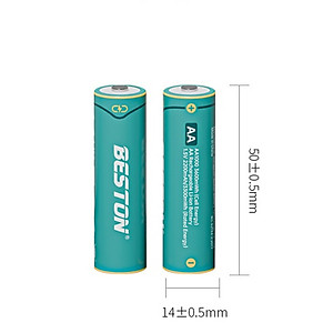 Bộ sạc pin tiểu 8 cổng 1.5V, pin sạc AA AAA BESTON 1.5V chính hãng pin lithium hàng cao cấp