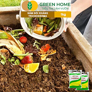 Nấm Đối Kháng Trichoderma Greenhome, Điền Trang, Bao 1kg, Ủ Phân Hữu Cơ, Ủ Rác, Đậu Tương, Khử Mùi, Cải Tạo Đất