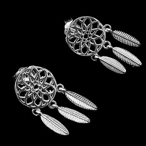 Hoa Tai Bạc Hiểu Minh HT195 dreamcacher