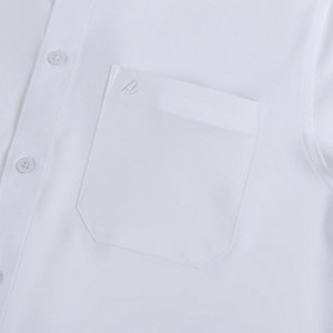 Áo Sơ Mi Nam Trắng Trơn Dài Tay Công Sở Trung Niên Thương Hiệu Anton Vải Nano Chống Nhăn - SRD05