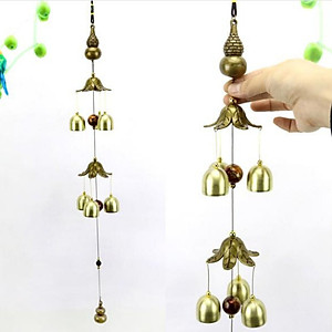 Chuông gió hồ lô phong thủy biểu tượng sự an lành, sức khỏe trường thọ