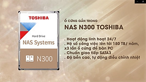 Ổ cứng Nas Toshiba N300 Hàng Chính Hãng