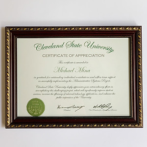 Combo 5 khung ảnh bằng khen  hoa văn A3,A4 - Khung ảnh treo tường kèm đinh tiện lợi