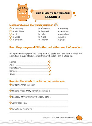 Sách 99 Ngày Em Giỏi Tiếng Anh Lớp 4