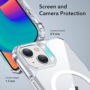 Ốp Lưng ESR Air Armor Clear Halo Lock dành cho iPhone 14 /14 Plus/ 14 Pro / 14 Pro Max - Hàng Chính Hãng