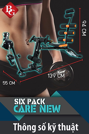 Máy Tập Cơ Bụng Đa Năng Cải Tiến New Six Pack Care KM2018 (hàng nhập khẩu)