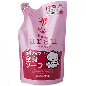 Sữa tắm trẻ em Arau baby túi 400ml (new)