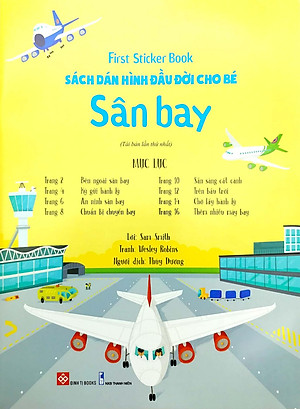 First Sticker Book - Sách Dán Hình Đầu Đời Cho Bé - Sân Bay