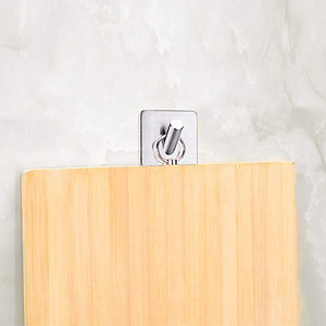 Combo 4 móc treo đồ dán tường inox 304 Hobby home decor V110-4