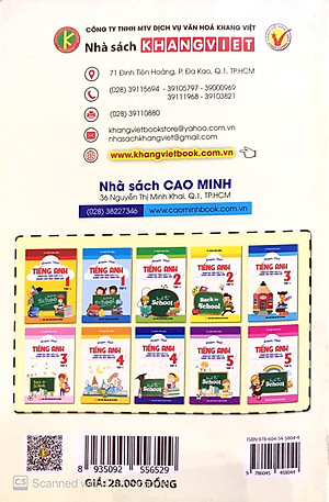 Sách Luyện Viết Tiếng Anh Trình Bày Trên Giấy Ô Li Dành Cho Học Sinh Lớp 4 Tập 2