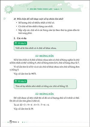 250 Bài Toán Chọn Lọc Lớp 4