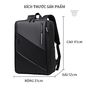 Balo Nam Đa Chức Năng Teement, Đựng Vừa Laptop 15.6 Inch Siêu Nhẹ, Chống Xước , Chống Nước Hiệu Quả - Hàng Chính Hãng