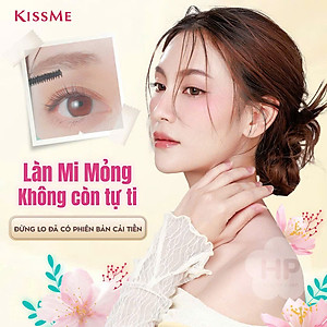 Mascara Chuốt Mi Chống Trôi Giúp Chuốt Tơi Và Dày Rậm Làn Mi Mỏng Màu Nâu Kissme Heroine Make (4.5 G)