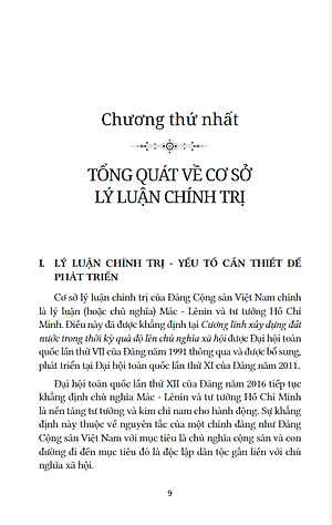 Một Số Vần Đề Lý Luận Chính Trị Ở Việt Nam