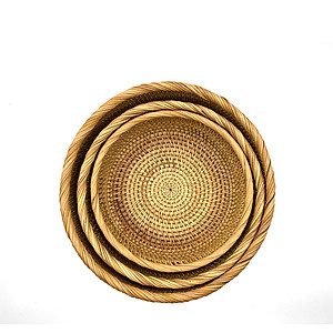 Giỏ mây guột tròn đựng đồ, decor, vật dụng nhỏ (nhiều Size)