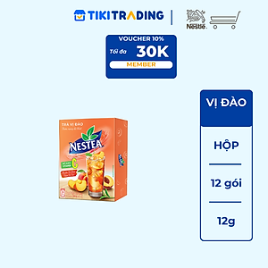 Thực phẩm bổ sung Trà Vị Đào NESTEA hộp 12 gói x 12 g