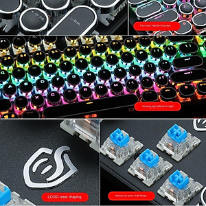 Bàn Phím Cơ K900 Gaming - Led xuyên phím có hotswap cho máy tính , laptop hàng nhập khẩu