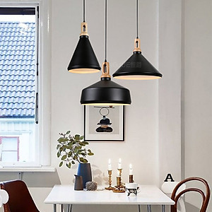 Bộ thả bàn ăn phong cách Châu Âu quý tộc đẹp mắt kiểu ABC - Tặng kèm bóng LED chuyên dụng và 1 thanh ngang 50cm lắp 3 đèn