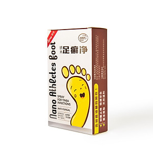 Thuốc Xịt Giúp Giảm Các Triệu Chứng Liên Quan Đến Nấm Da Nano Athletes Foot 20ml Với Công Thức Độc Quyền Ngăn Ngừa Nhiễm Trùng Nấm Ở Chân 