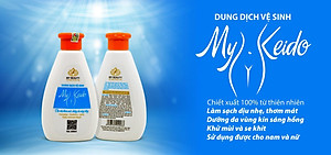 Dung dịch vệ sinh phụ nữ My Keido 200ml Dịu nhẹ thơm mát Dưỡng da sáng hồng