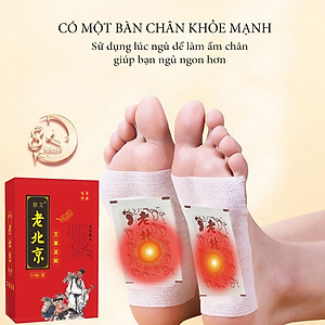 Miếng Dán Ngải Cứu Thải Độc ( HỘP 50C) Chân Lão Bắc Kinh , Giúp Thải Độc Cơ Thể , Giảm Mất Ngủ < Xua Tan Mệt Mỏi