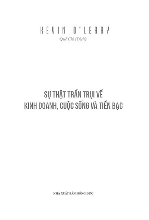 Sách Sự thật trần trụi về kinh doanh, cuộc sống và tiền bạc