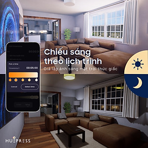 Đèn led dây thông minh HUEPRESS myHue Strip L1 cao cấp WIFI 16 triệu màu RGBCW - Điều khiển bằng app