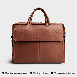 Cặp Công Sở Lata ( Thời trang nam basic đựng laptop 15 inch - Cặp da CA21 )