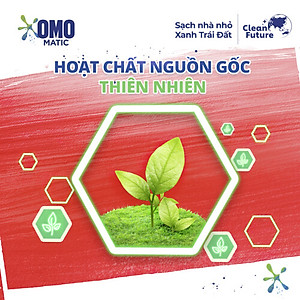 Túi Nước giặt Omo Nước giặt cửa trước hương Lavender Khử mùi thư thái 3.6KG