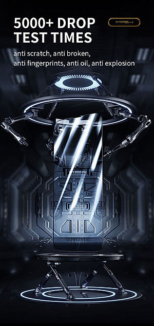 Miếng Dán Cường Lực Mipow Kingbull Chống Nhìn Trộm Anti-Spy Premium HD (2.7D) dành cho iPhone 14 / iPhone 14 Plus/ iPhone 14 Pro/ iPhone 14 ProMax_ Hàng Chính Hãng