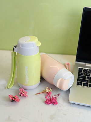 Bình nước giữ nhiệt 330ml có ống hút Mini Lohas - Tupperware chính hãng