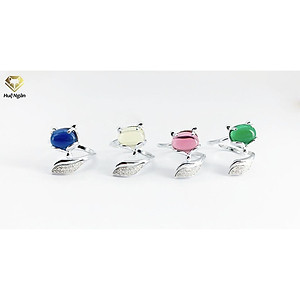Nhẫn bạc Ý 925 Huệ Ngân - Hồ ly quyến rũ RR1618