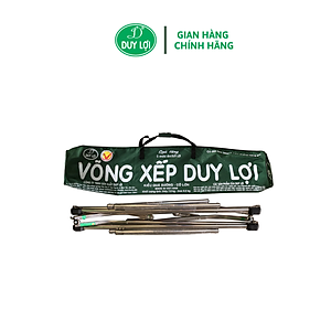 KHUNG VÕNG XẾP DUY LỢI INOX - CỠ NHỎ (KHÔNG BAO GỒM VÕNG LƯỚI) - TẶNG 10 MÓC ÁO KÉP NHỰA CAO CẤP DUY LỢI