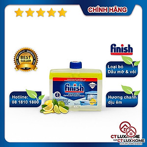 Dung dịch vệ sinh máy rửa bát Finish hương chanh 250ml 