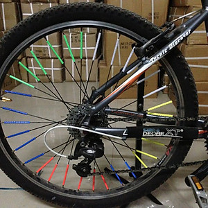 Que Phản Quang Gắn Nan Hoa, Căm Tăm Xe Đạp Trang Trí Bánh Xe Đạp An Toàn Ban Đêm (12 chiếc/75mm) Mai Lee