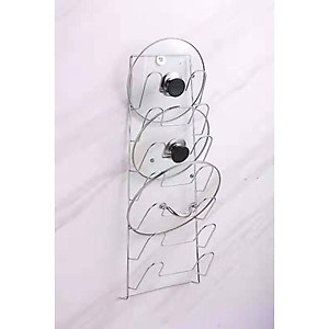 Giá Inox Treo Tường Để Vung Xoong Nồi Gía Kệ Treo Úp Nắp Vung, Nắp Nồi Bằng Inox Cao Cấp 6-7 Tầng Chống Gỉ Set, Mối Hàn Chắc Chắn Đường Nét Sắc Xảo