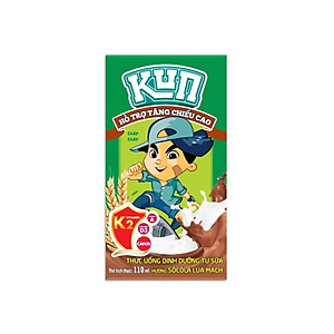 Thùng 48 Hộp Sữa SoCola Lúa Mạch KUN 110ml/hộp