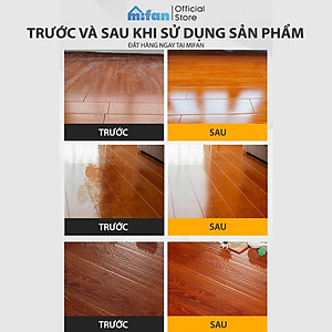 Sáp Ong Đánh Bóng Đồ Gỗ, Sàn Gỗ Mifan Beeswax 80gr - Làm mới, Phục hồi màu gỗ, vết xước bàn ghế, tủ, cửa gỗ - Hàng chính hãng