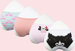 Combo 4 quần lót nữ Jobelli cotton họa tiết dễ thương